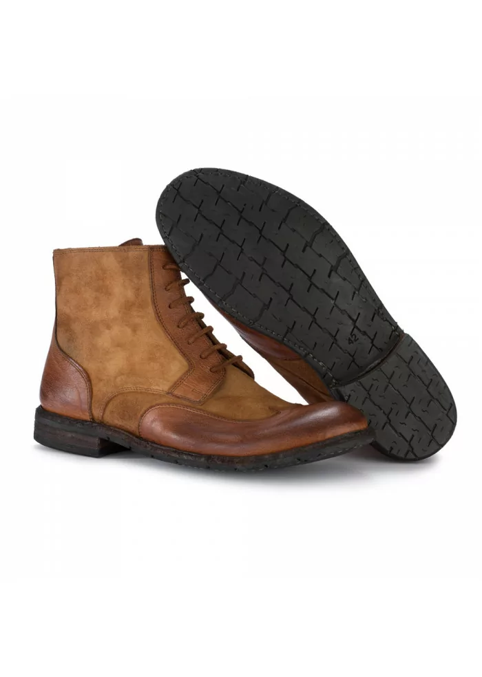 MANOVIA 52 | STIVALI ALLACCIATI 8572 VELOUR 541 MARRONE