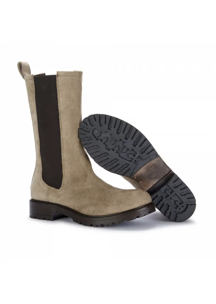 MANOVIA 52 | STIVALI CHELSEA HASH PELLE SCAMOSCIATA BEIGE