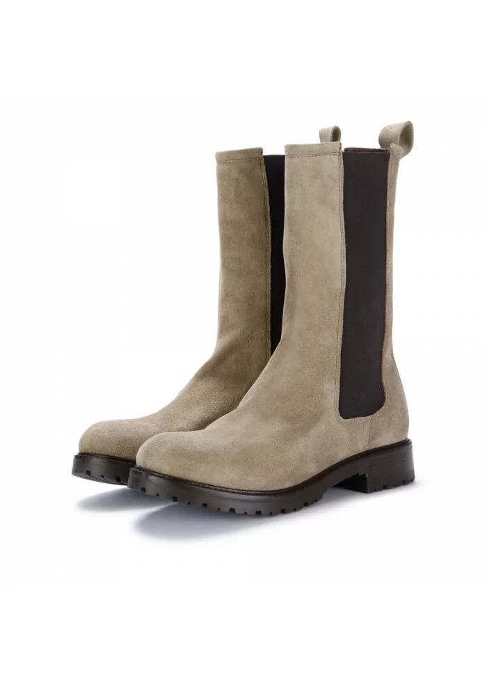 MANOVIA 52 | STIVALI CHELSEA HASH PELLE SCAMOSCIATA BEIGE