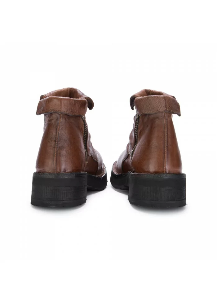 MANUFATTO TOSCANO VINCI | TRONCHETTI CON ZIP 90 BUFALO MARRONE