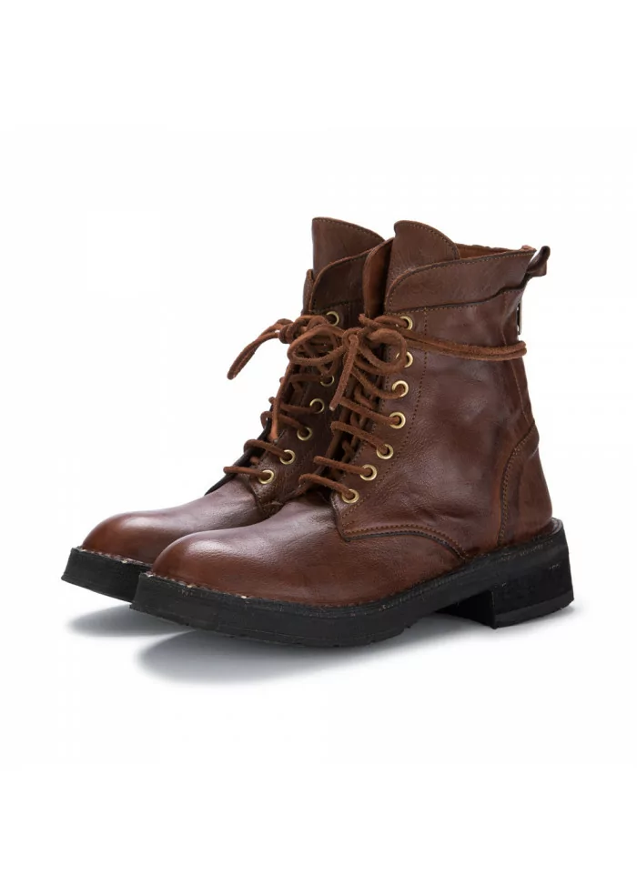 MANUFATTO TOSCANO VINCI | TRONCHETTI STRINGATI 91 MARRONE