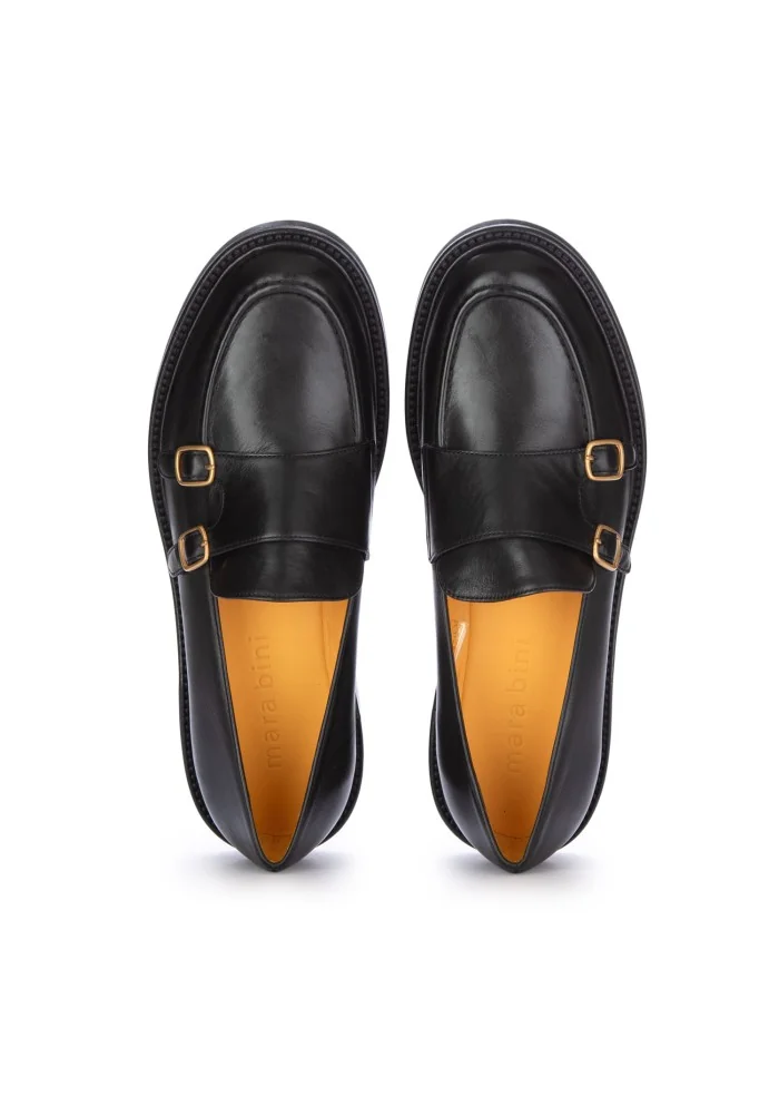 MARA BINI | MOCASSINI FRIDA GUANTO NERO