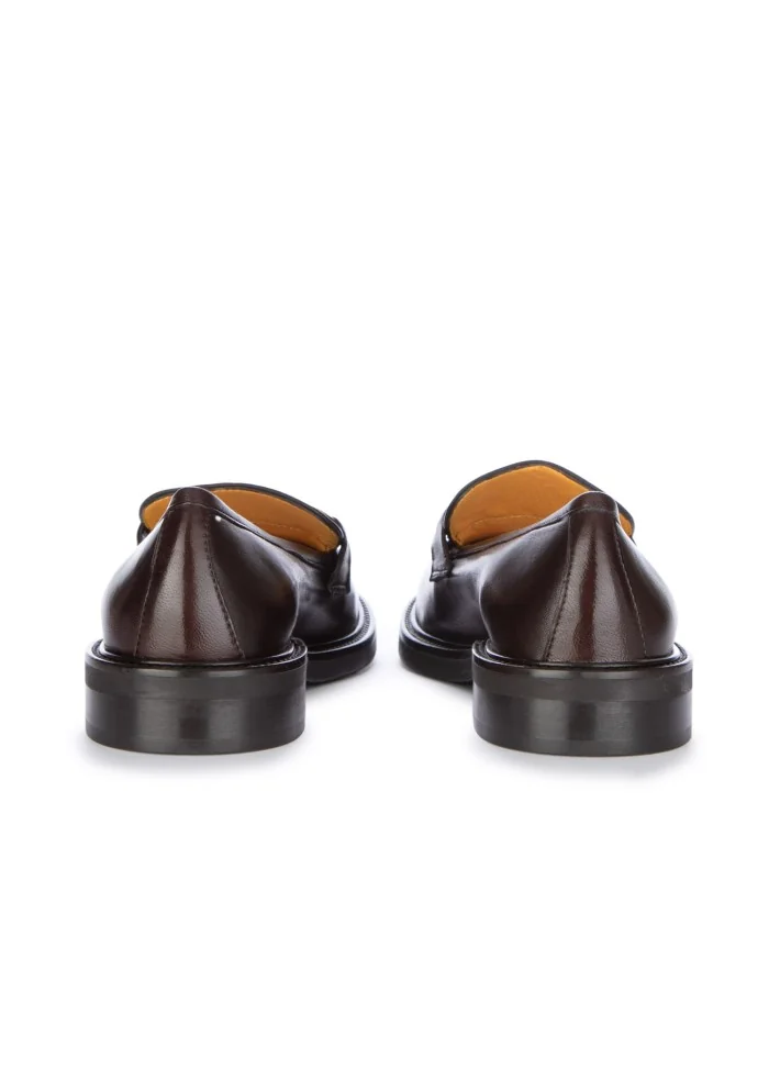 MARA BINI | MOCASSINI FRIDA SETA MARRONE