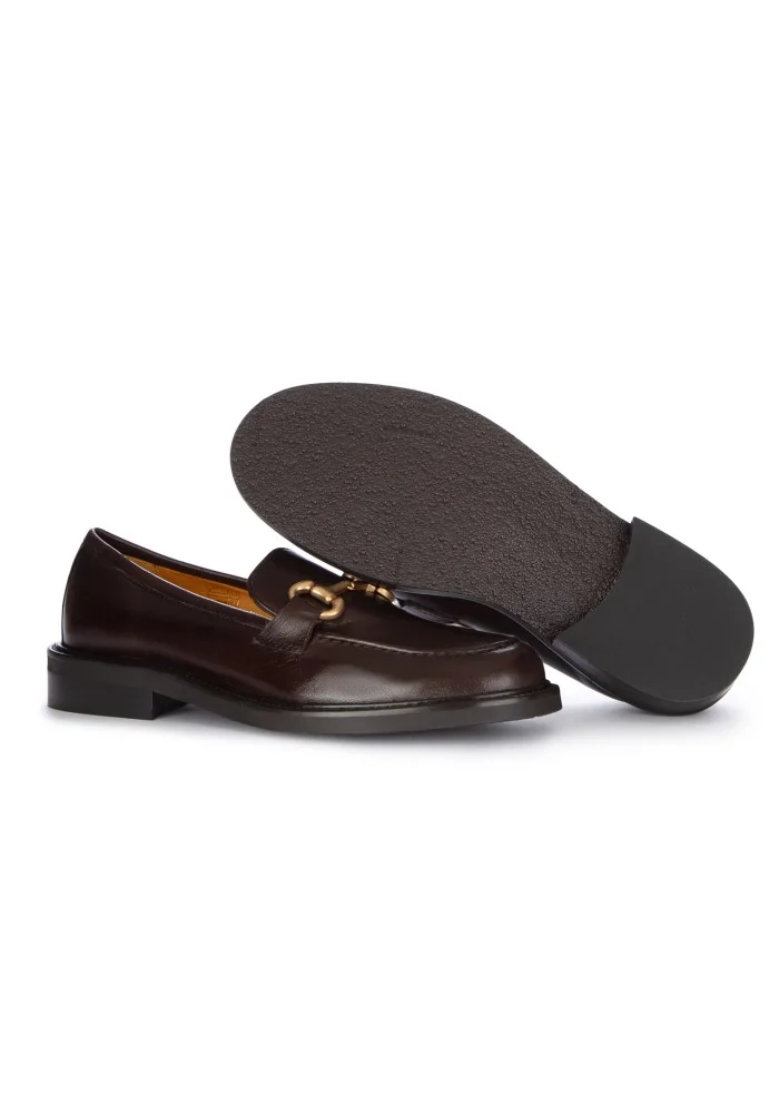 MARA BINI | MOCASSINI FRIDA SETA MARRONE