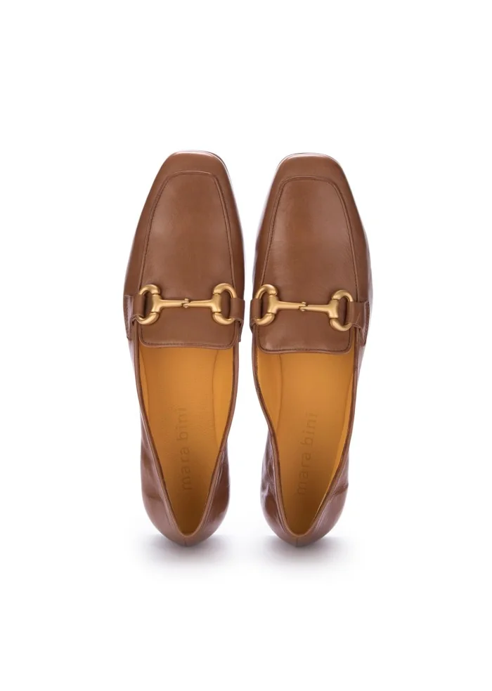 MARA BINI | MOCASSINI MAGDA SETA MARRONE