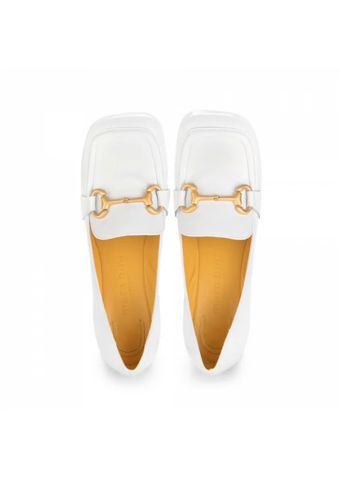 MARA BINI | SCARPA TACCO TANIA NAPLAK LUCIDA BIANCO