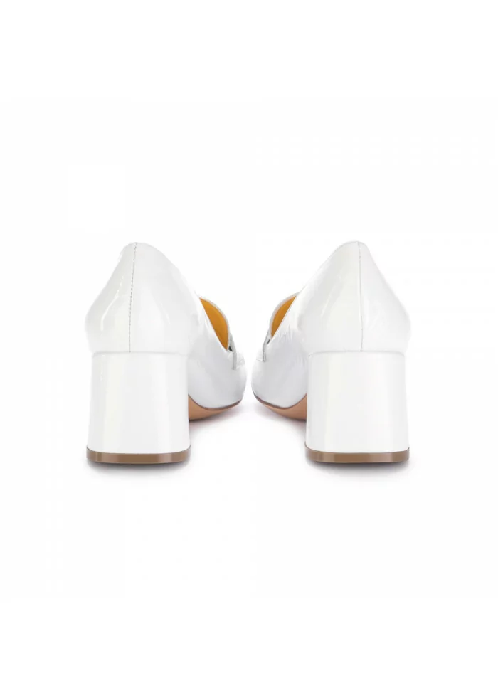 MARA BINI | SCARPA TACCO TANIA NAPLAK LUCIDA BIANCO