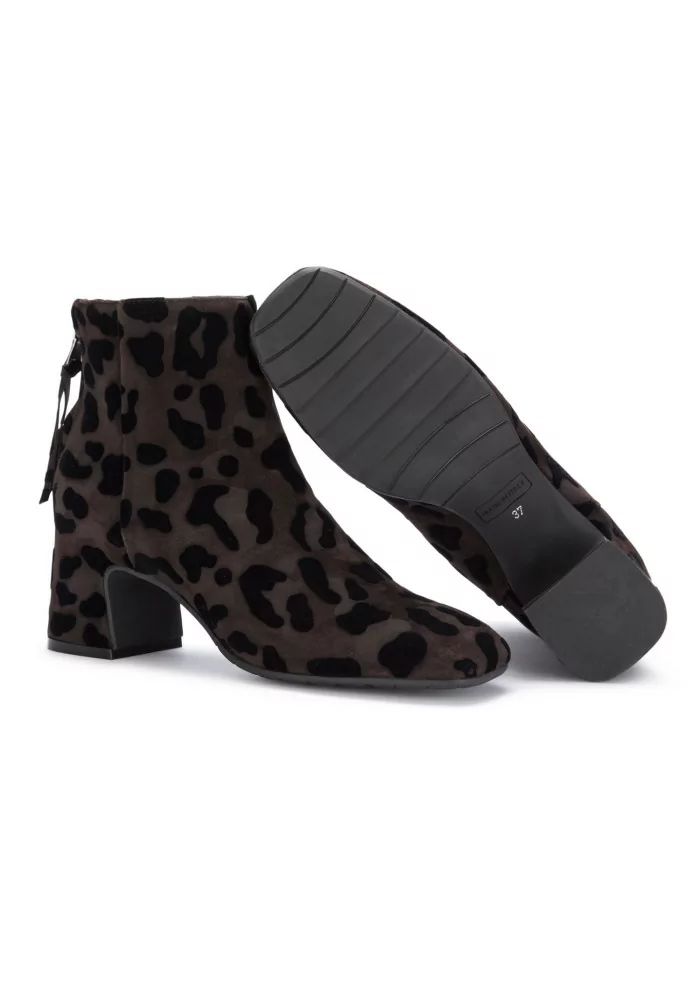 MARA BINI | STIVALETTI CON TACCO MOKA SAVANA MARRONE NERO