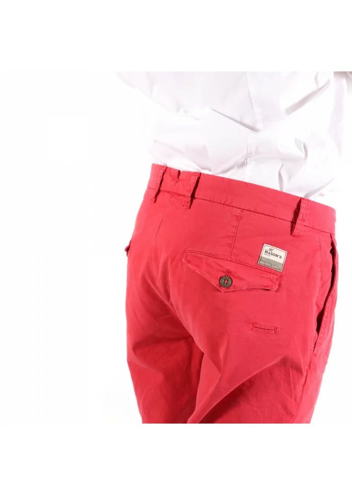MASON'S | PANTALONE CHINO ROSSO