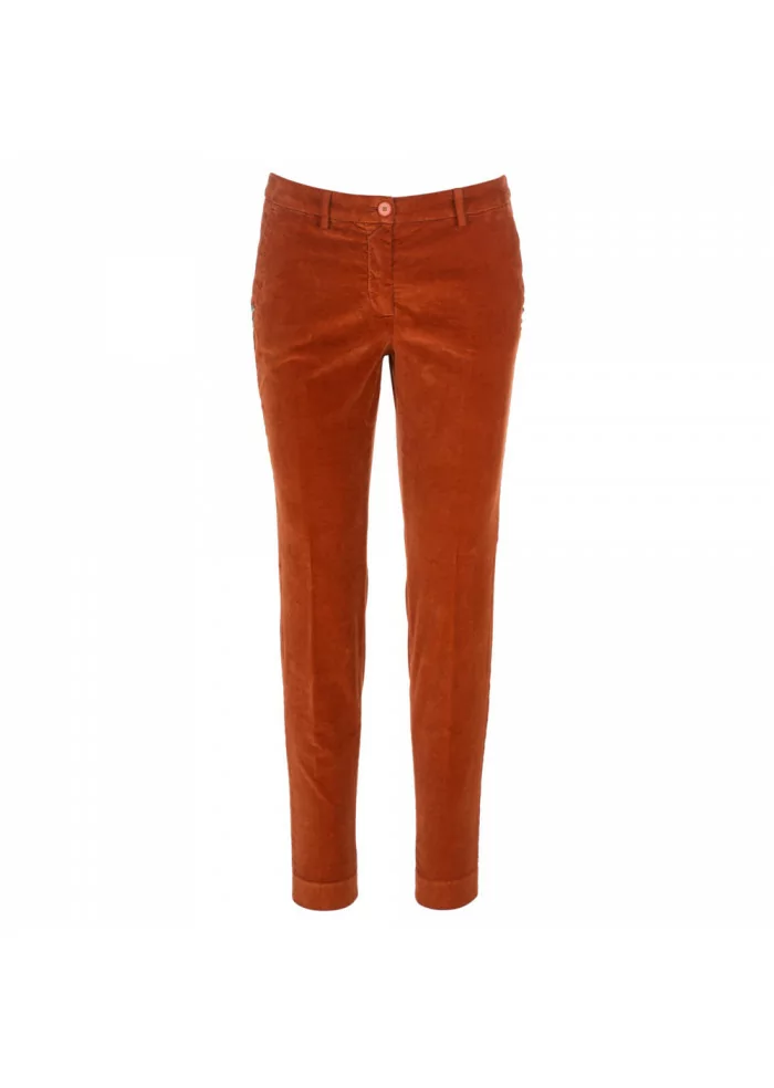 MASON'S | PANTALONI DONNA "NEW YORK" ARANCIONE