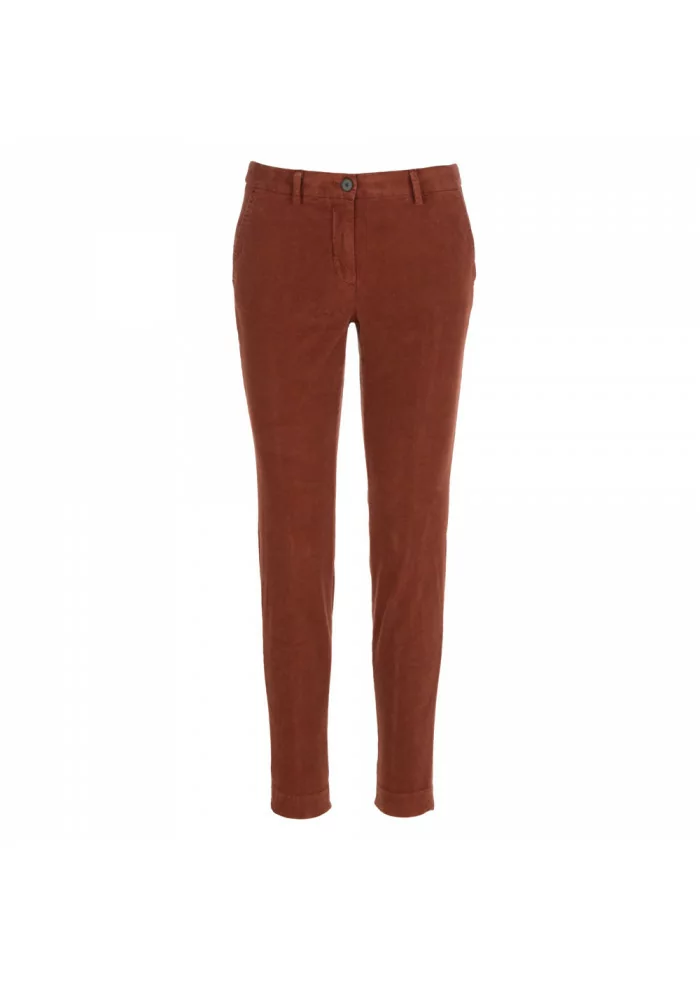 MASON'S | PANTALONI DONNA NEW YORK STRETCH TERRACOTTA