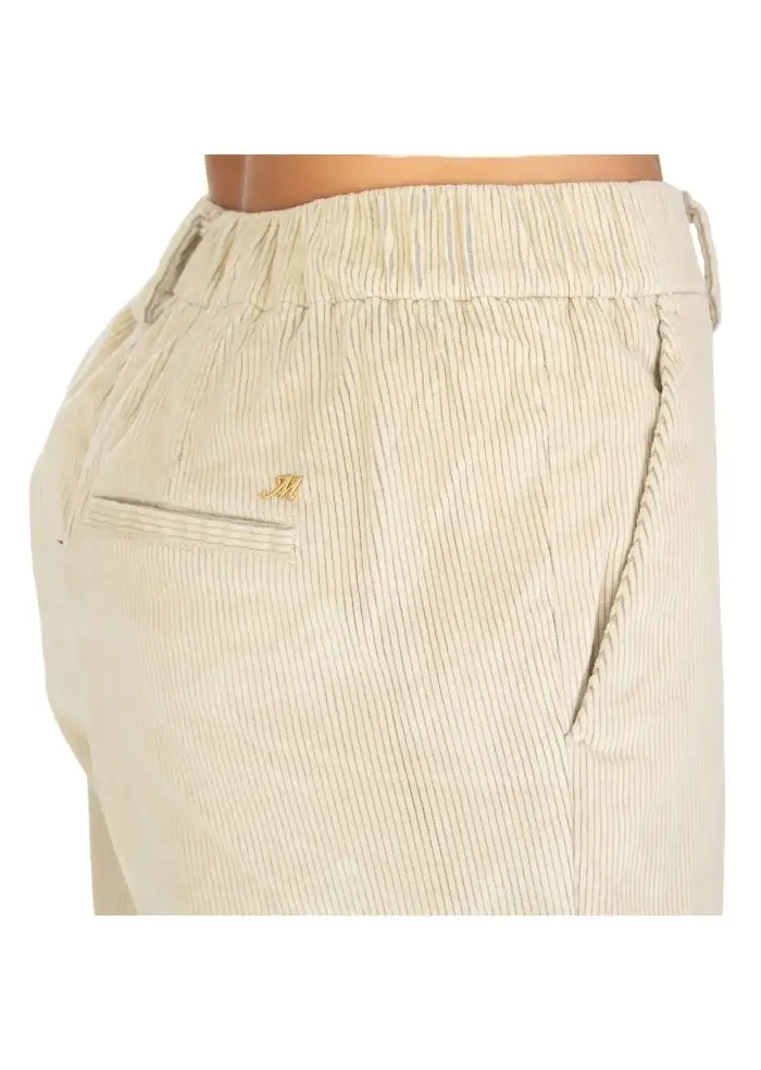 MASON'S | PANTALONI NEW YORK COZY STRAIGHT BEIGE