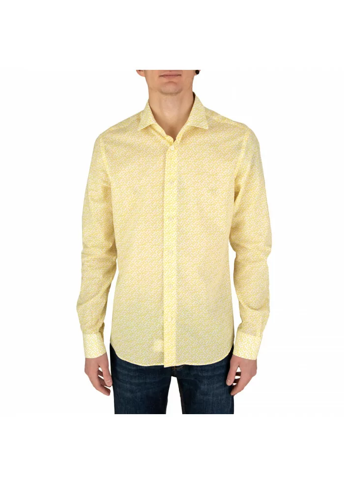 MASTRICAMICIAI | CAMICIA COTONE LUCA GIALLO