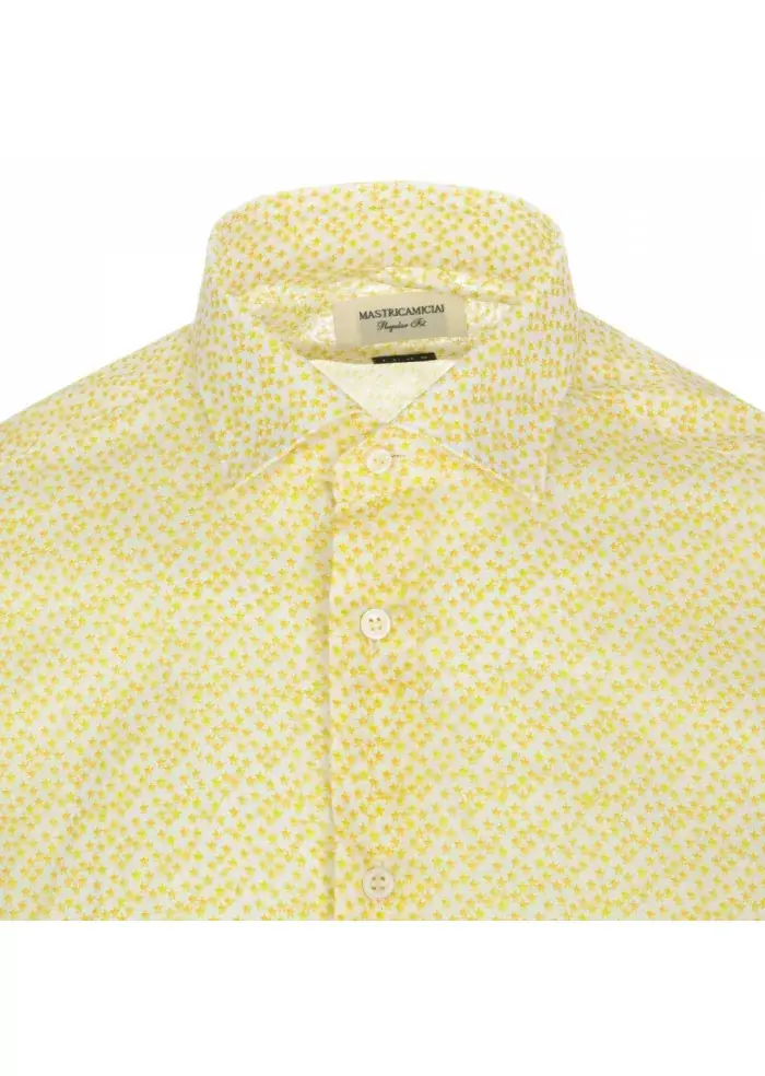 MASTRICAMICIAI | CAMICIA COTONE LUCA GIALLO