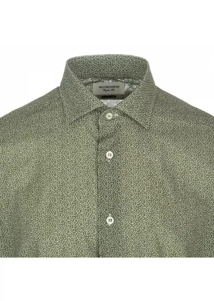 MASTRICAMICIAI | CAMICIA COTONE LUCA VERDE