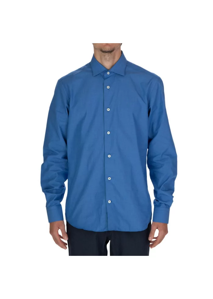 MASTRICAMICIAI | CAMICIA LUCA COTONE REGULAR FIT BLU CHIARO