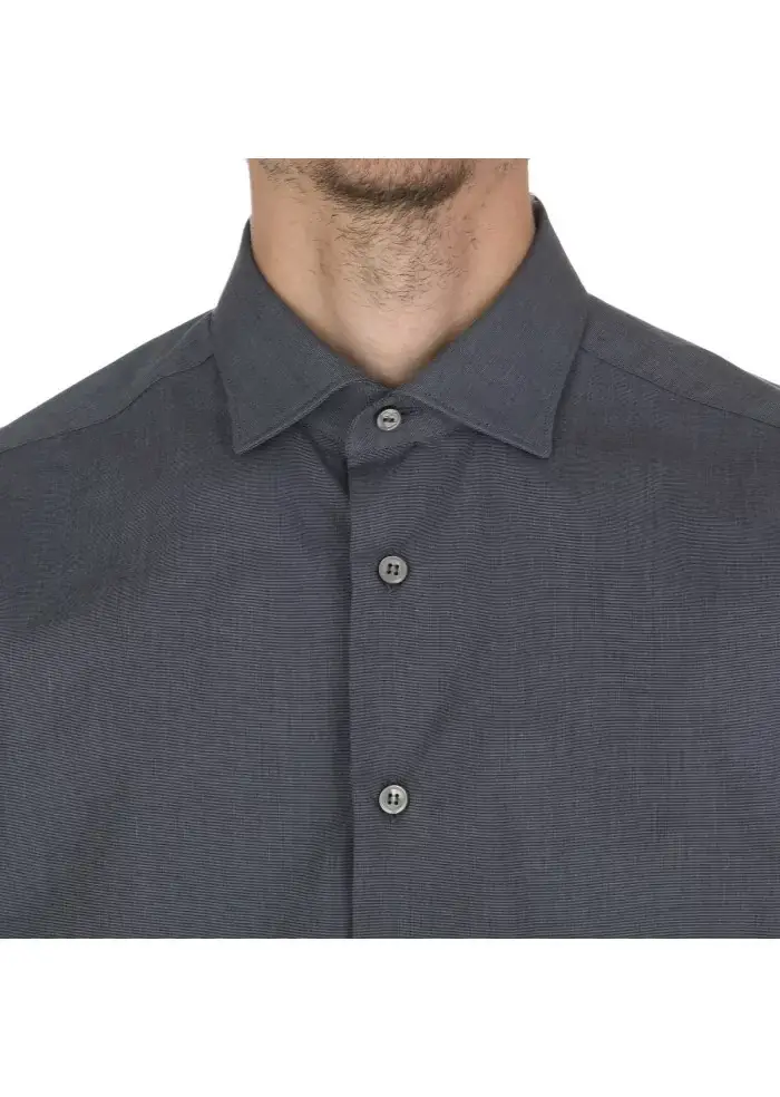 MASTRICAMICIAI | CAMICIA LUCA REGULAR FIT GRIGIO