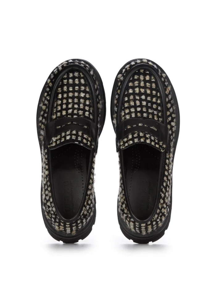 MAZE | MOCASSINI SARA STOCCOLMA FOUNTAIN NERO BEIGE