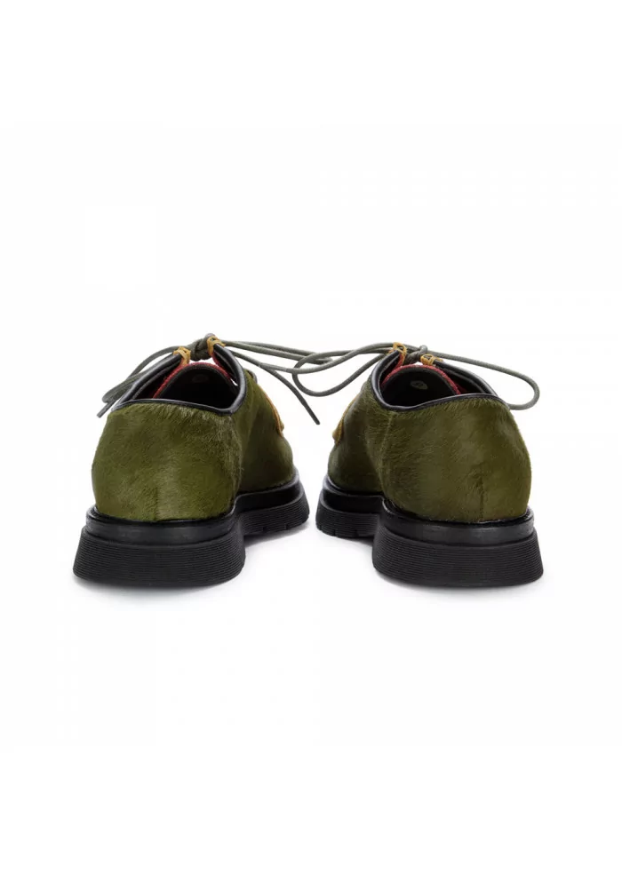 MAZE | SCARPE CREEPER SCAMOSCIATO E CAVALLINO VERDE ROSSO