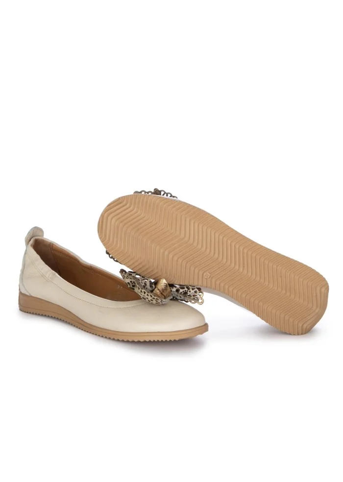 MJUS | BALLERINE FIOCCO BEIGE ORO