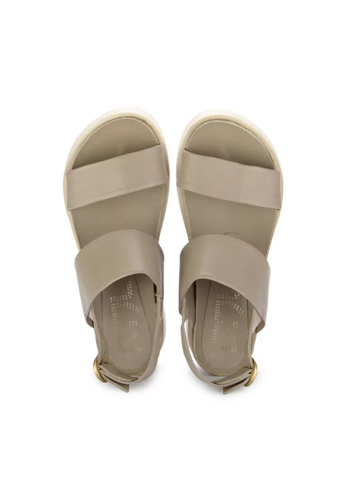 MJUS | SANDALI PLATFORM PELLE GRIGIO
