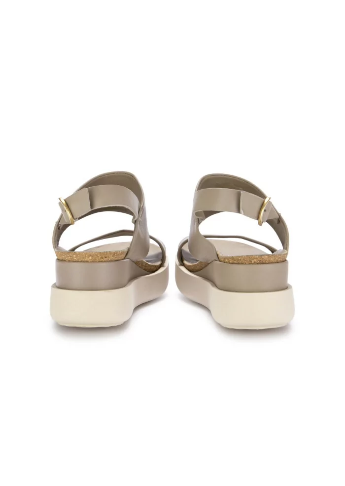 MJUS | SANDALI PLATFORM PELLE GRIGIO