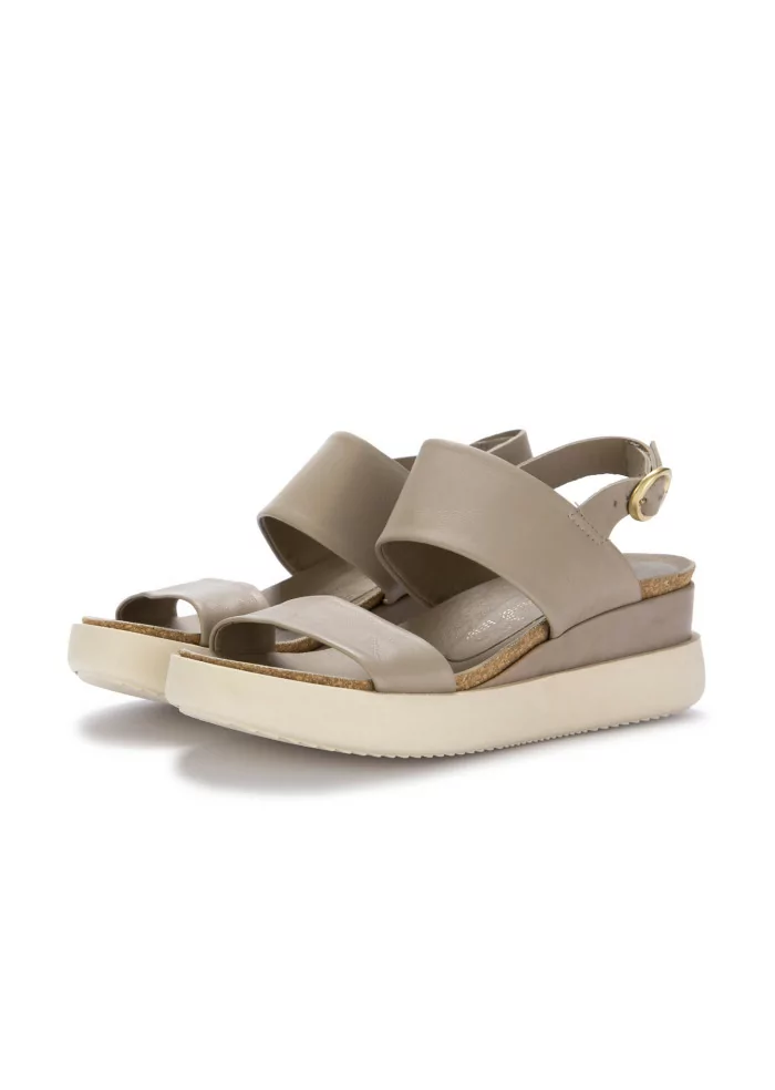 MJUS | SANDALI PLATFORM PELLE GRIGIO