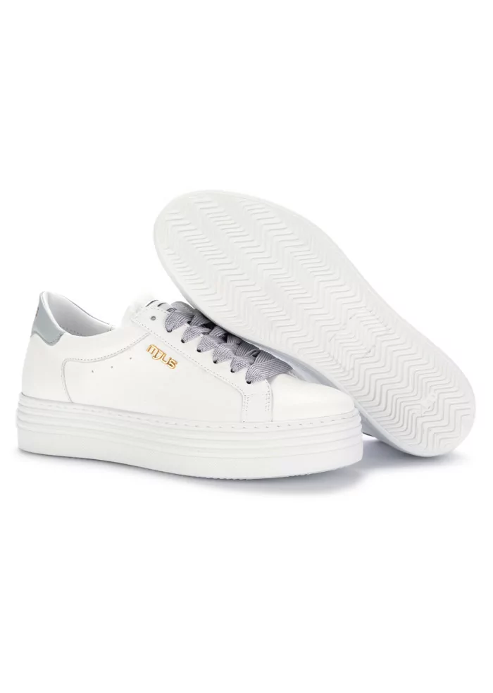 MJUS | SNEAKERS ANISETTE PELLE BIANCO GRIGIO