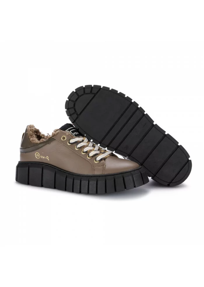 MJUS | SNEAKERS DONNA P67113 MARRONE MAXI SUOLA