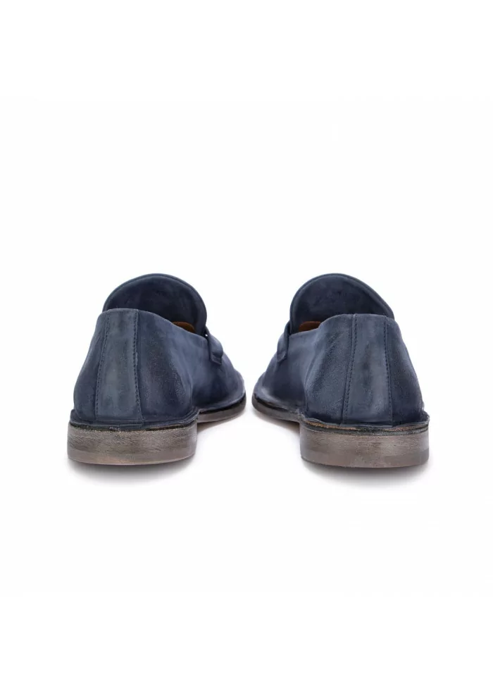 MOMA | MOCASSINI OLIVER WATER SCAMOSCIATO BLU NAVY