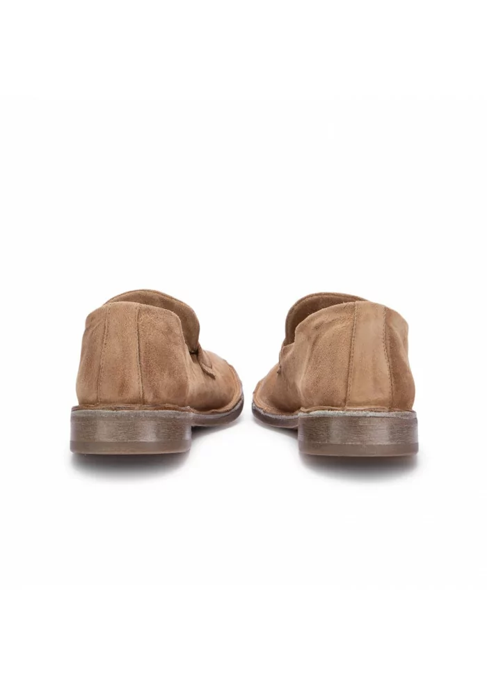 MOMA | MOCASSINI OLIVER WATER SCAMOSCIATO MARRONE MANDORLA