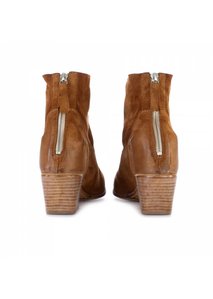 MOMA | STIVALETTO TACCO SCAMOSCIATO MARRONE