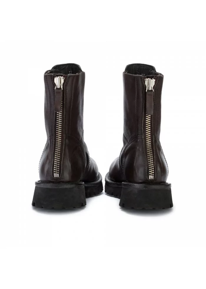 MOMA | STIVALI CON ZIP POSTERIORE CUSNA MARRONE