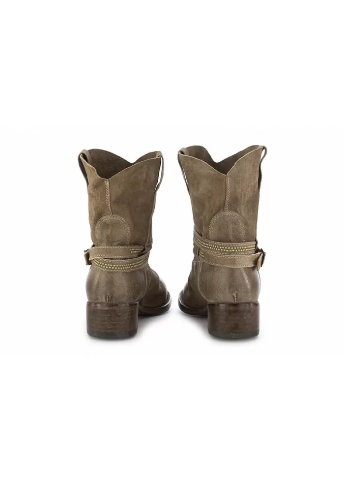 MOMA | STIVALI DONNA TACCO 4CM SCAMOSCIATO GRIGIO