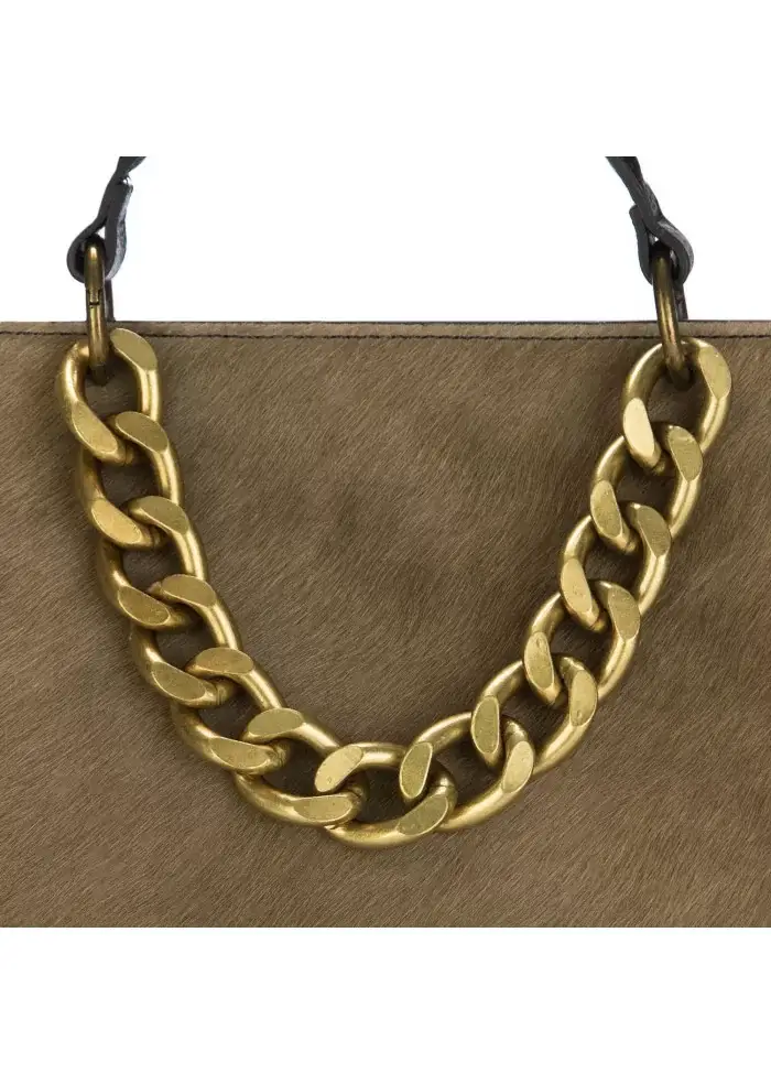 MY BEST BAG | BORSA A MANO EVELINE NERO KHAKI