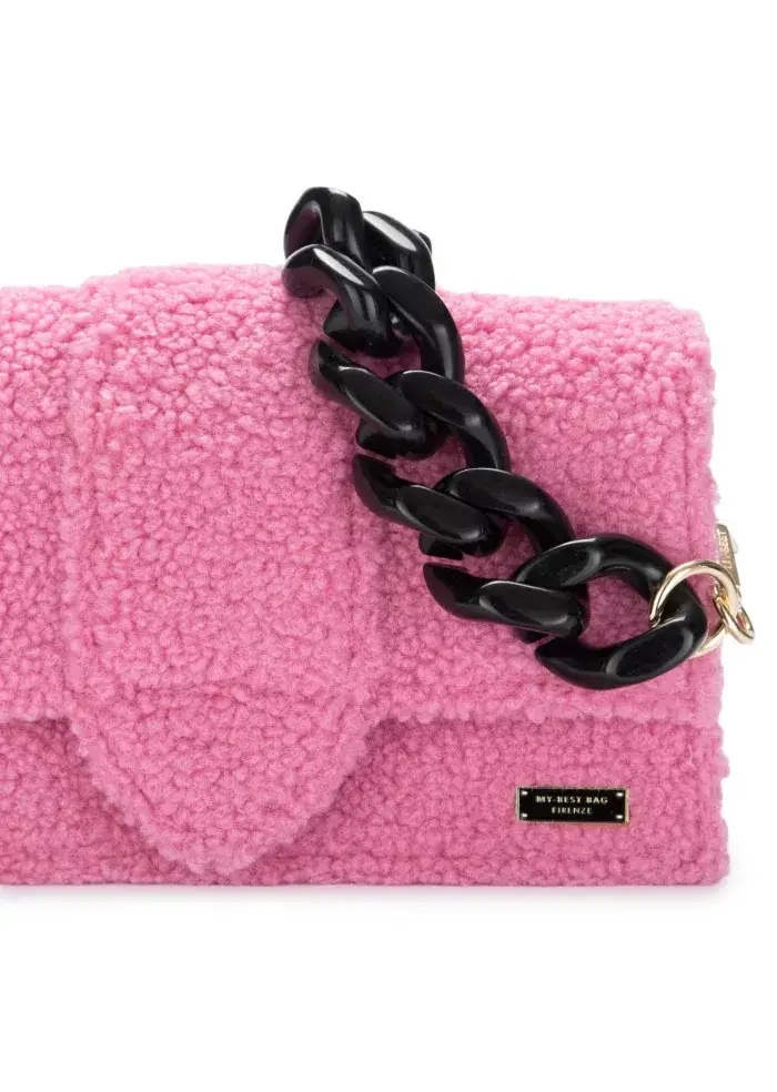 MY BEST BAG | BORSA A SPALLA ATENA TEDDY ROSA