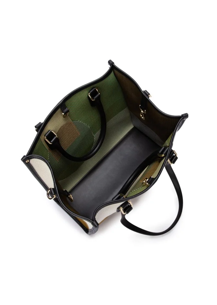 MY BEST BAG | BORSA A SPALLA BAUHAUS BIANCO MARRONE GIALLO