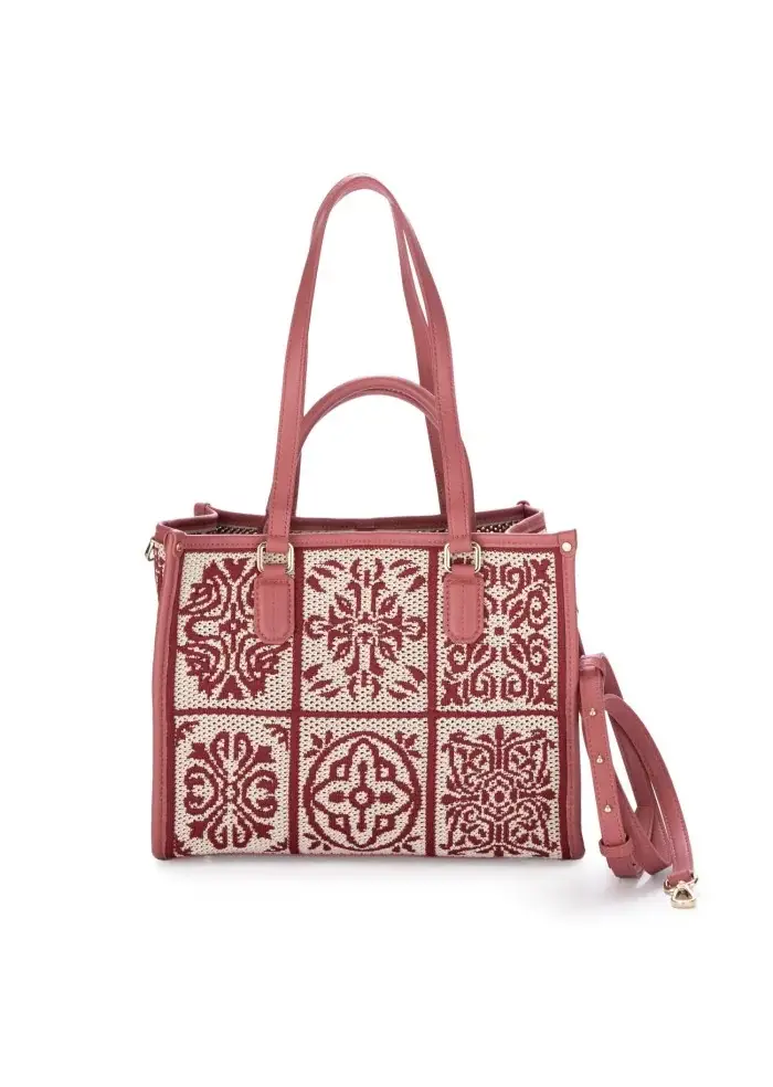 MY BEST BAG | BORSA A SPALLA LISBONA MINERAL ROSSO BIANCO