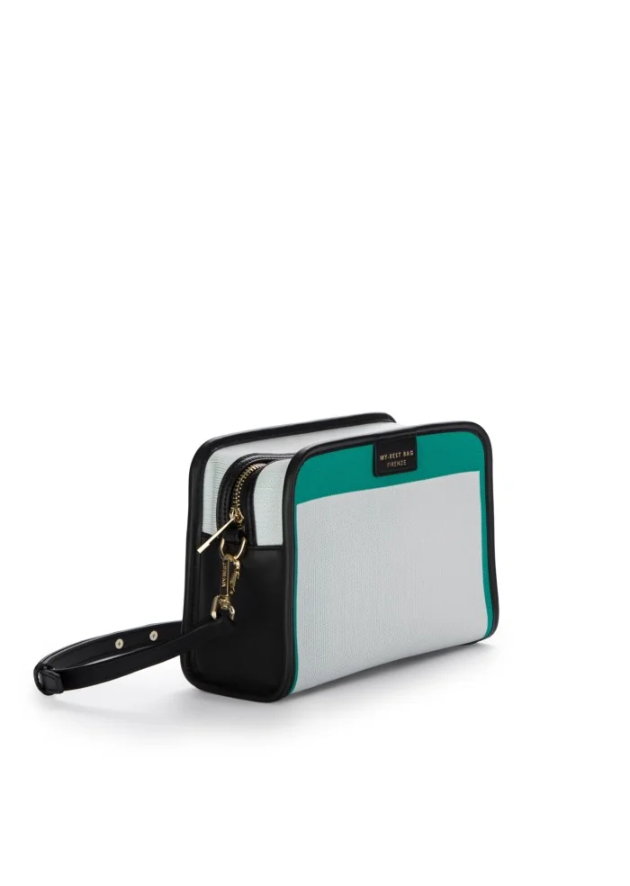 MY BEST BAG | BORSA A TRACOLLA GARDEN BIANCO VERDE NERO