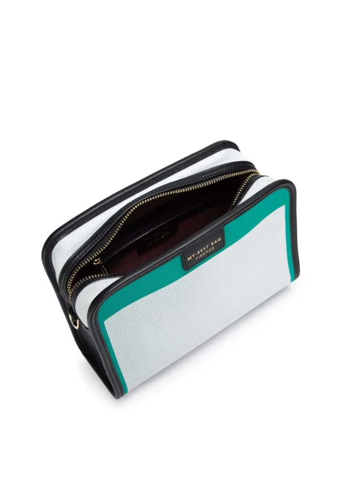 MY BEST BAG | BORSA A TRACOLLA GARDEN BIANCO VERDE NERO