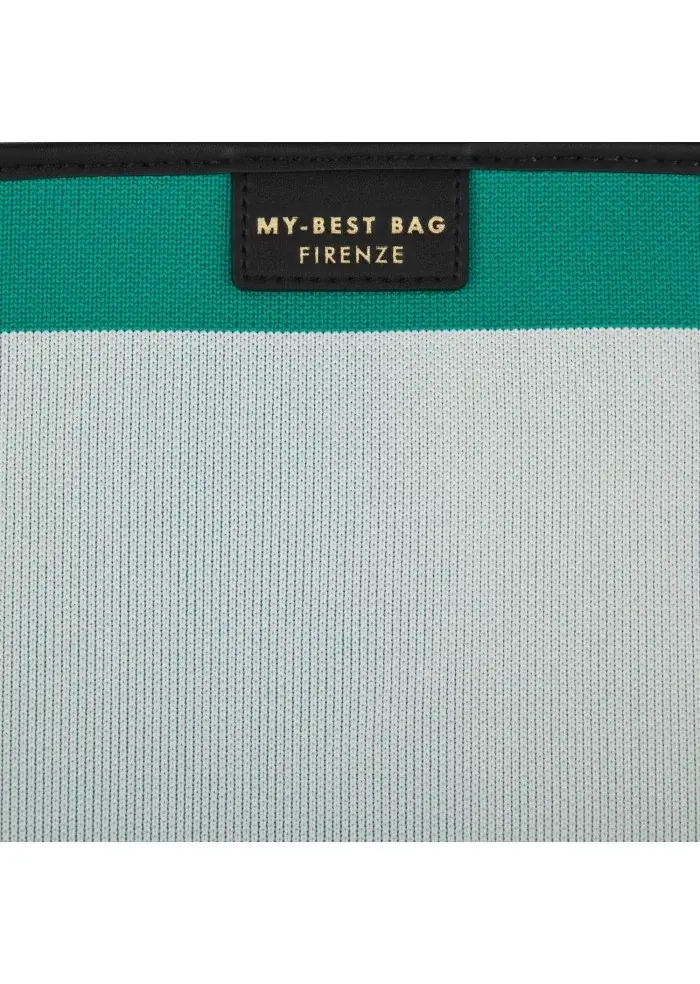 MY BEST BAG | BORSA A TRACOLLA GARDEN BIANCO VERDE NERO