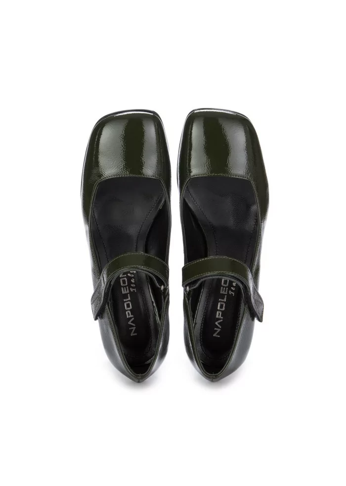 NAPOLEONI | SCARPE TACCO NAPLAK VERDE BOTTIGLIA