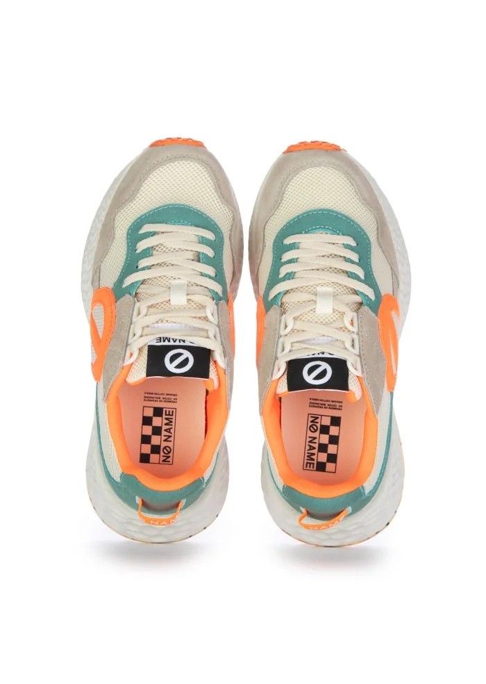 NO NAME | SNEAKERS CARTER JOGGER BEIGE ARANCIONE VERDE