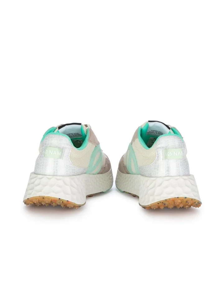 NO NAME | SNEAKERS CARTER JOGGER BEIGE VERDE ACQUA