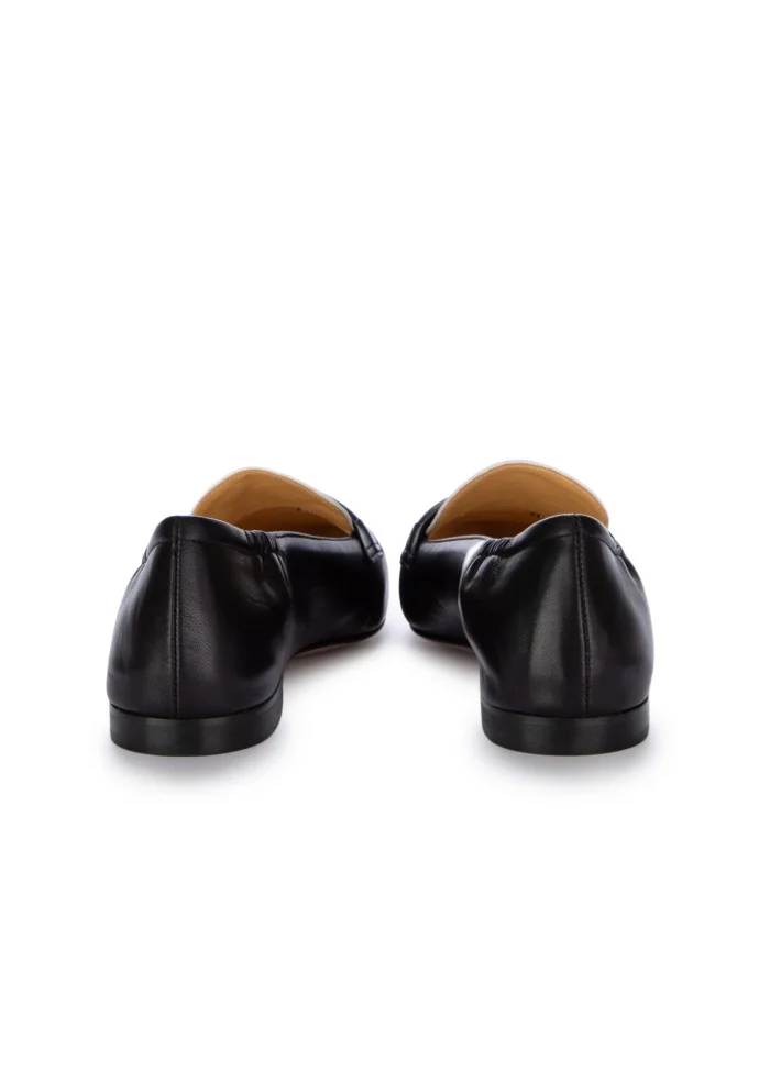 NOA | MOCASSINI A PUNTA NAPPA NERO BIANCO