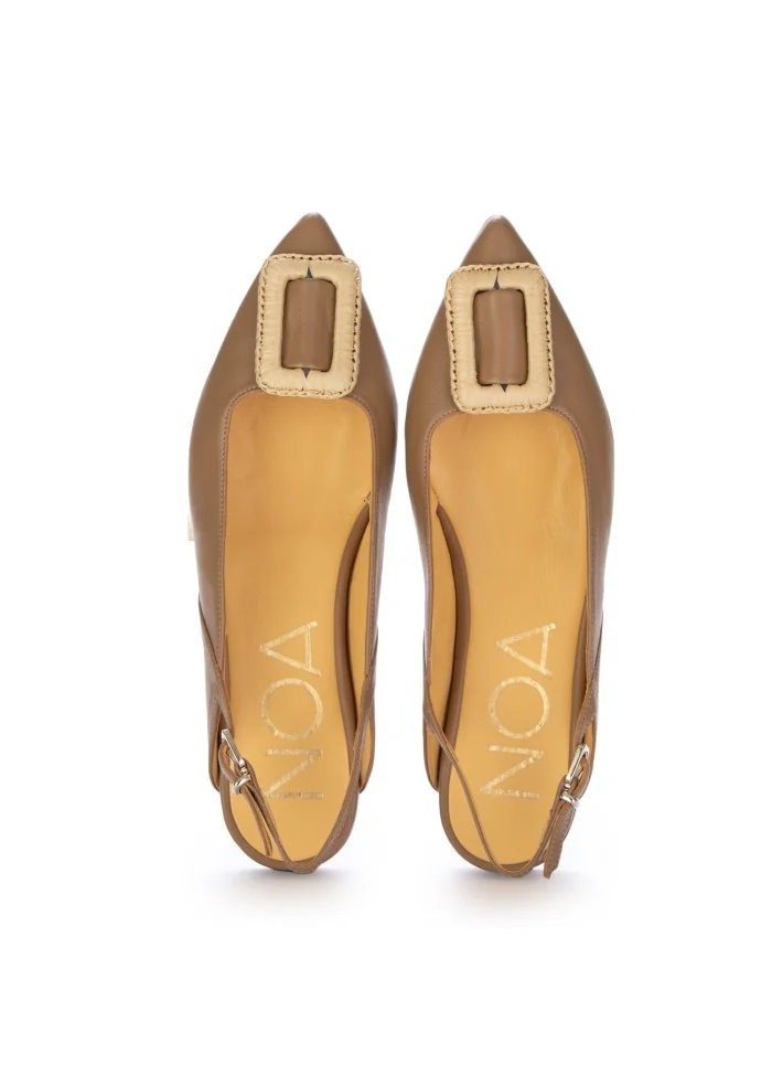 NOA | SLINGBACK CON DETTAGLIO MARRONE