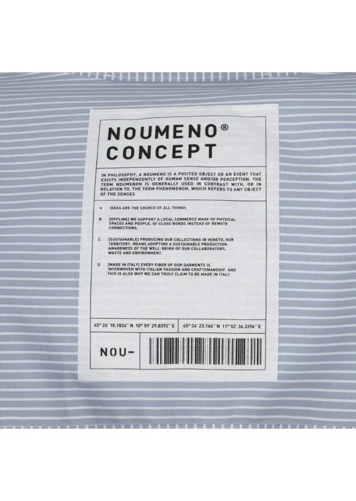 NOUMENO CONCEPT | ABITO CHIUSURA A PORTAFOGLIO AZZURRO BIANCO