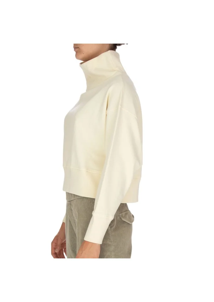 NOUMENO CONCEPT | MAGLIONE COLLO ALTO BIANCO PANNA