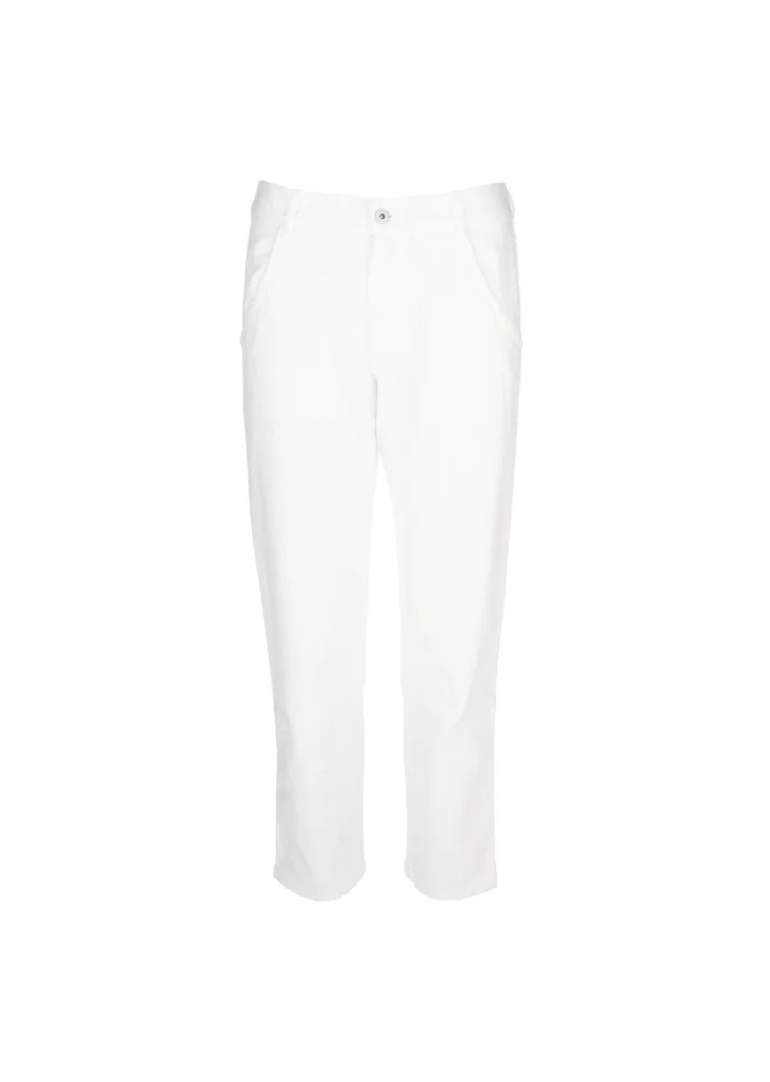 NOUMENO CONCEPT | PANTALONI COTONE BIANCO