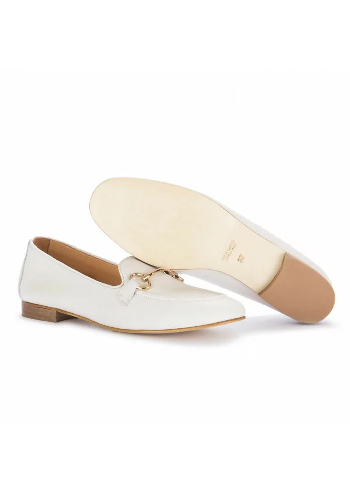 NOUVELLE FEMME | MOCASSINI MITO PELLE BIANCO